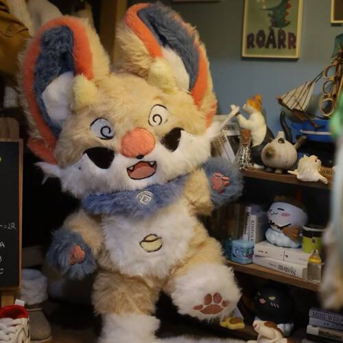 正版原创我的小狗兽体属性30cm棉花娃娃周边同人玩偶节日礼物公仔