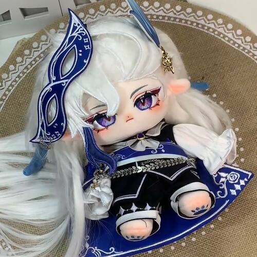 正版原创原神那维属性莱特20cm棉花娃娃公仔可爱周边同人女生礼物