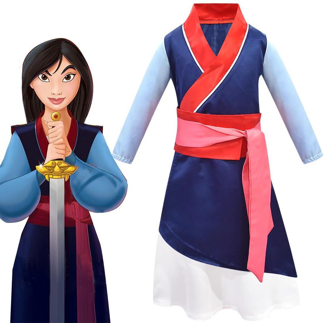 【49%回购率】花木兰民族万圣节影视cosplay动漫反串花木兰汉服演图片