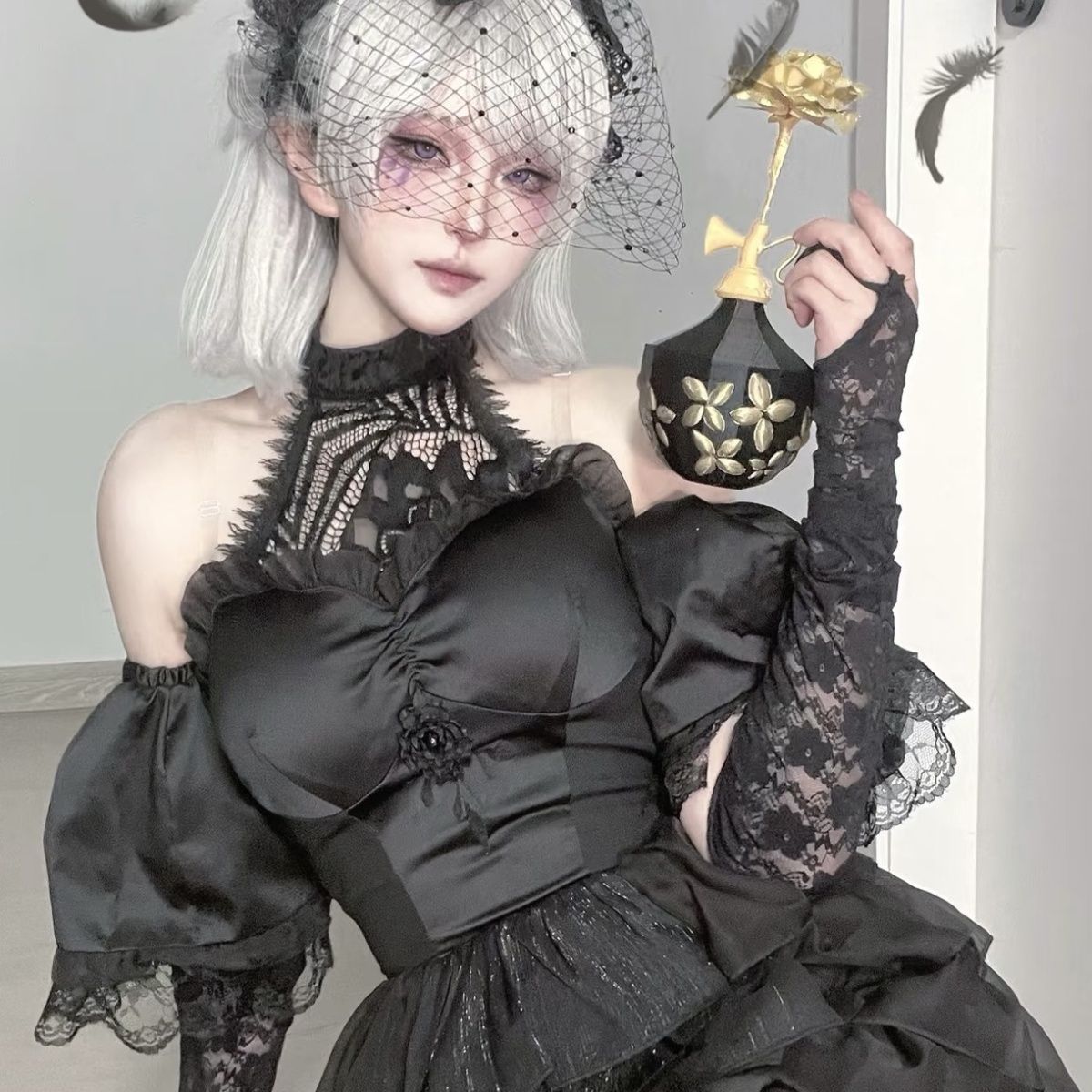现货秒发第五人格cos服调香师全套cos致命温柔礼服cosplay服装女图片