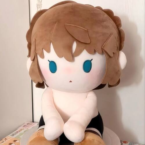 原创周边名侦探柯南灰原哀属性40cm坐体棉花娃娃仿一番赏礼物