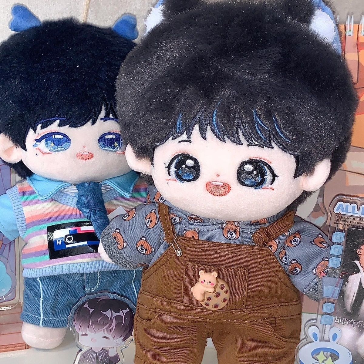 周深边同人星门棉花娃20cm