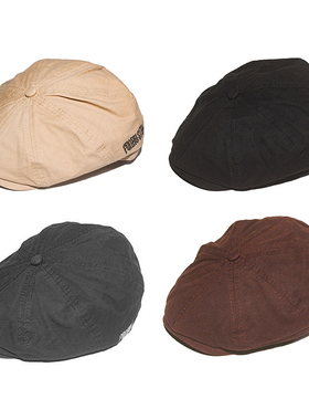 Funky新款locking嘻哈popping街舞男女bboy八角帽子贝雷帽画家帽