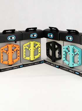 crankbrother新款湖蓝 Stamp1自行车平踏 轴承山地公路打蛋器脚踏