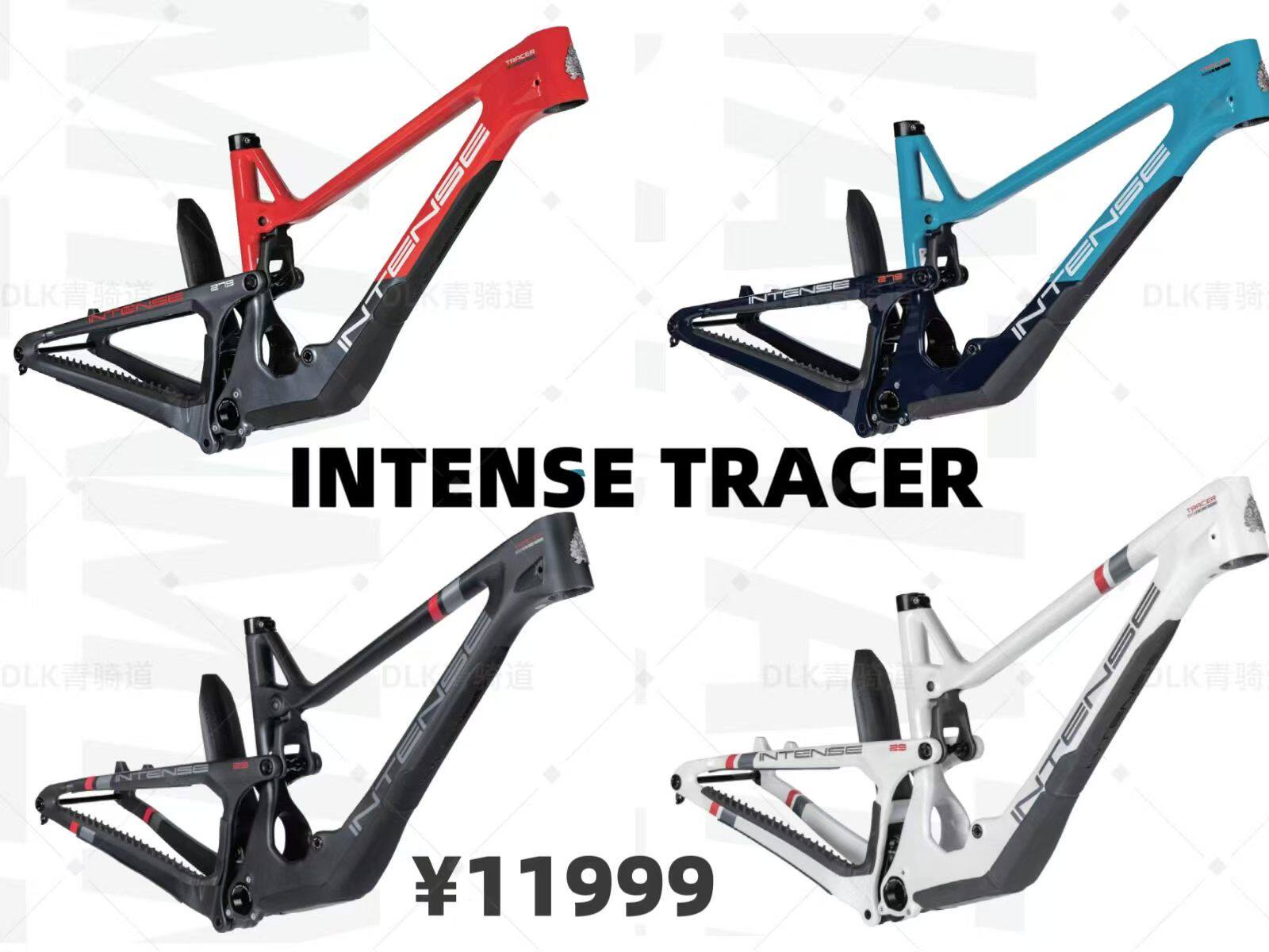 美国intense 银天使碳纤维软尾车架 enduro 软尾山地车车架