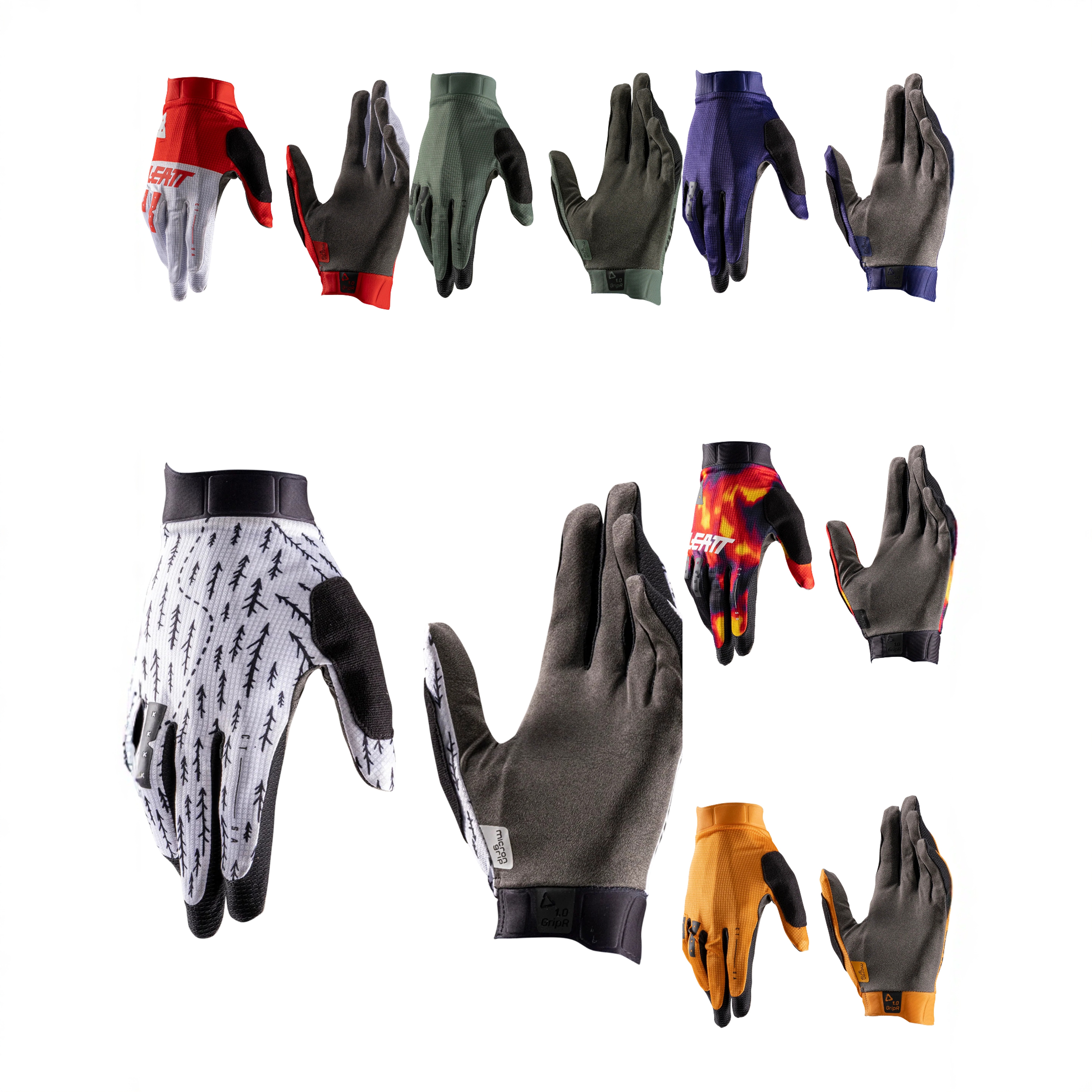 男女通用款山地骑行手套LEATT手套1.0自行车骑行速降全山地手套