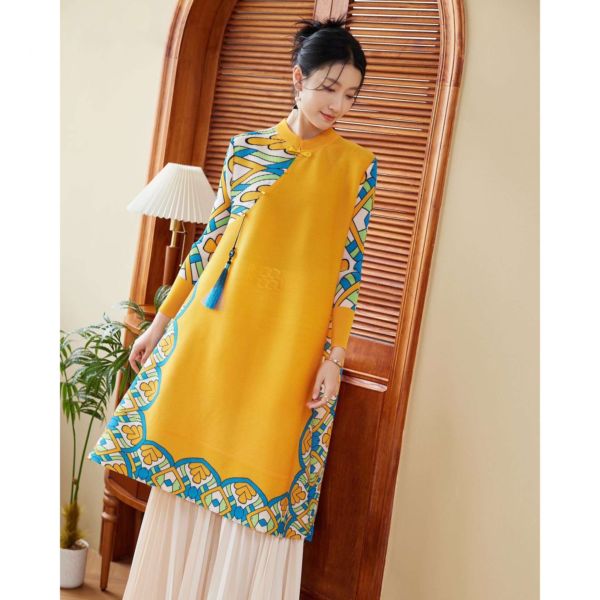 妈妈装新中式连衣裙2026早春新款大码复古印花改良旗袍裙遮肚显瘦,女装/女士精品,连衣裙,淘宝优惠券,粉丝福利购,淘宝优惠卷