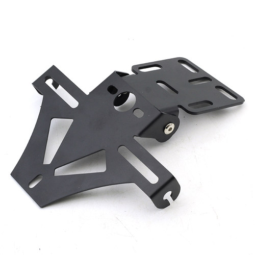 摩托车小牛电动车改装牌照架尾灯转向灯车牌架可调节金属车牌支架