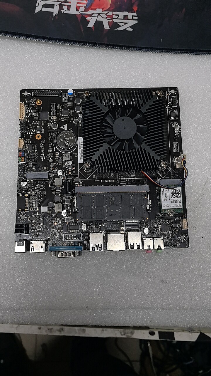 工控主板n5095处理器。j4125，j3710,j1900,j4105可用一体机。图片