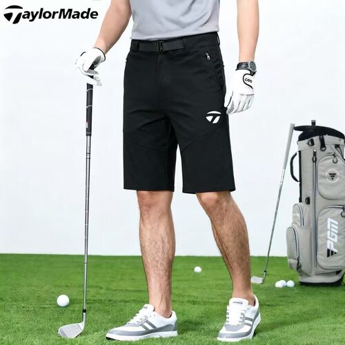 Taylormade26新款高尔夫男装户外运动短裤夏季速干休闲透气五分裤