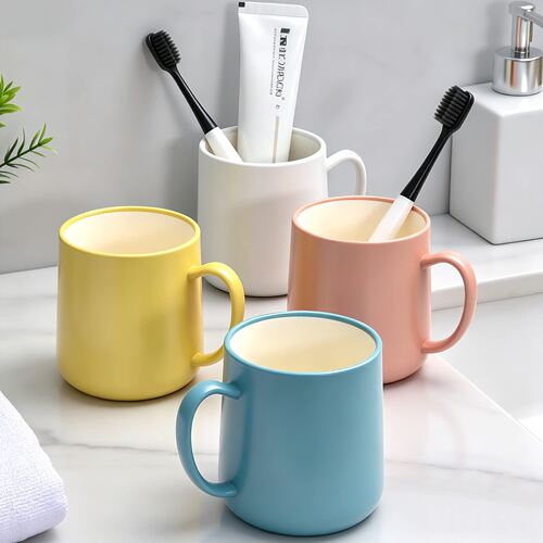 日本漱口杯学生宿舍刷牙杯一家三口洗漱杯情侣简约高颜值牙缸水杯