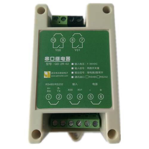 议价欧姆龙继电器 串口通讯控制器 2路IO卡 RS232 485 modbus VB