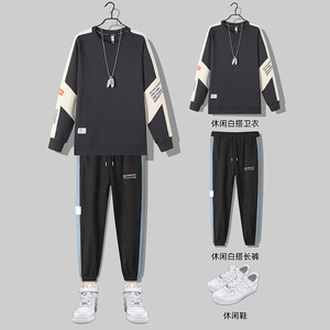 2024秋新款单件热销款搭配套装卫衣裤子两件套上款有差T0124-P75图片