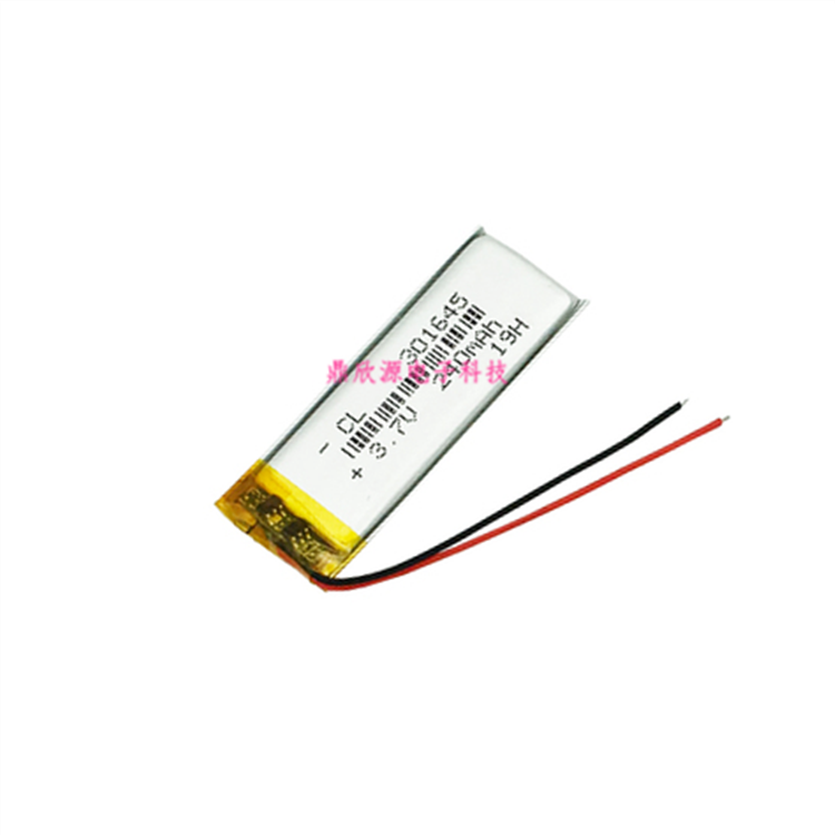 301645聚合物锂电池录音笔电池