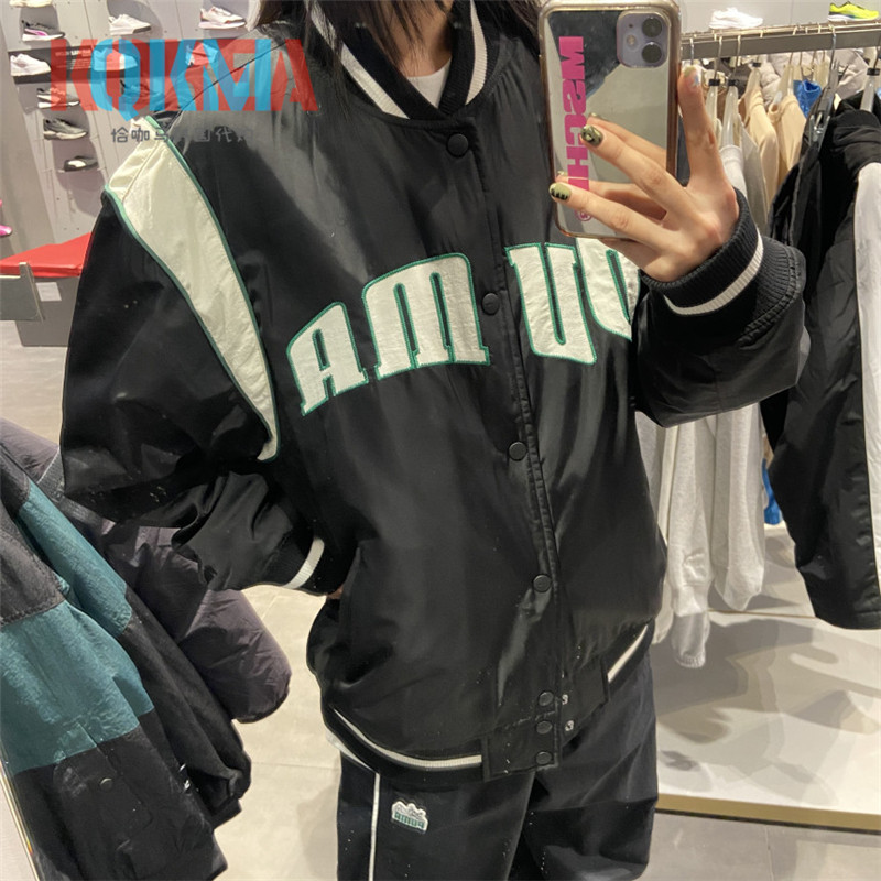 Puma彪马IVE张元英棒球夹克外套