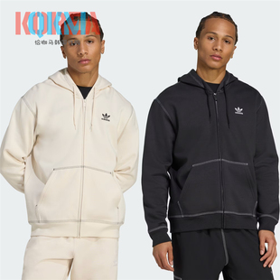 阿迪达斯Adidas三叶草男女经典 复古休闲运动夹克外套JW0968JW0969