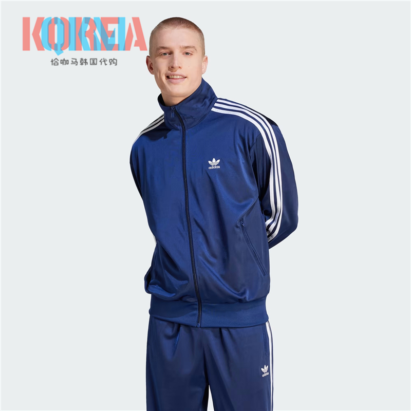 阿迪达斯男女复古运动夹克外套