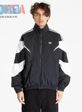 阿迪达斯Adidas三叶草美式复古三条杠男女休闲运动外套夹克IL2465