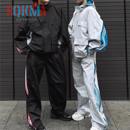 阿迪达斯Adidas三叶草Ordinary People联名男女休闲运动夹克外套