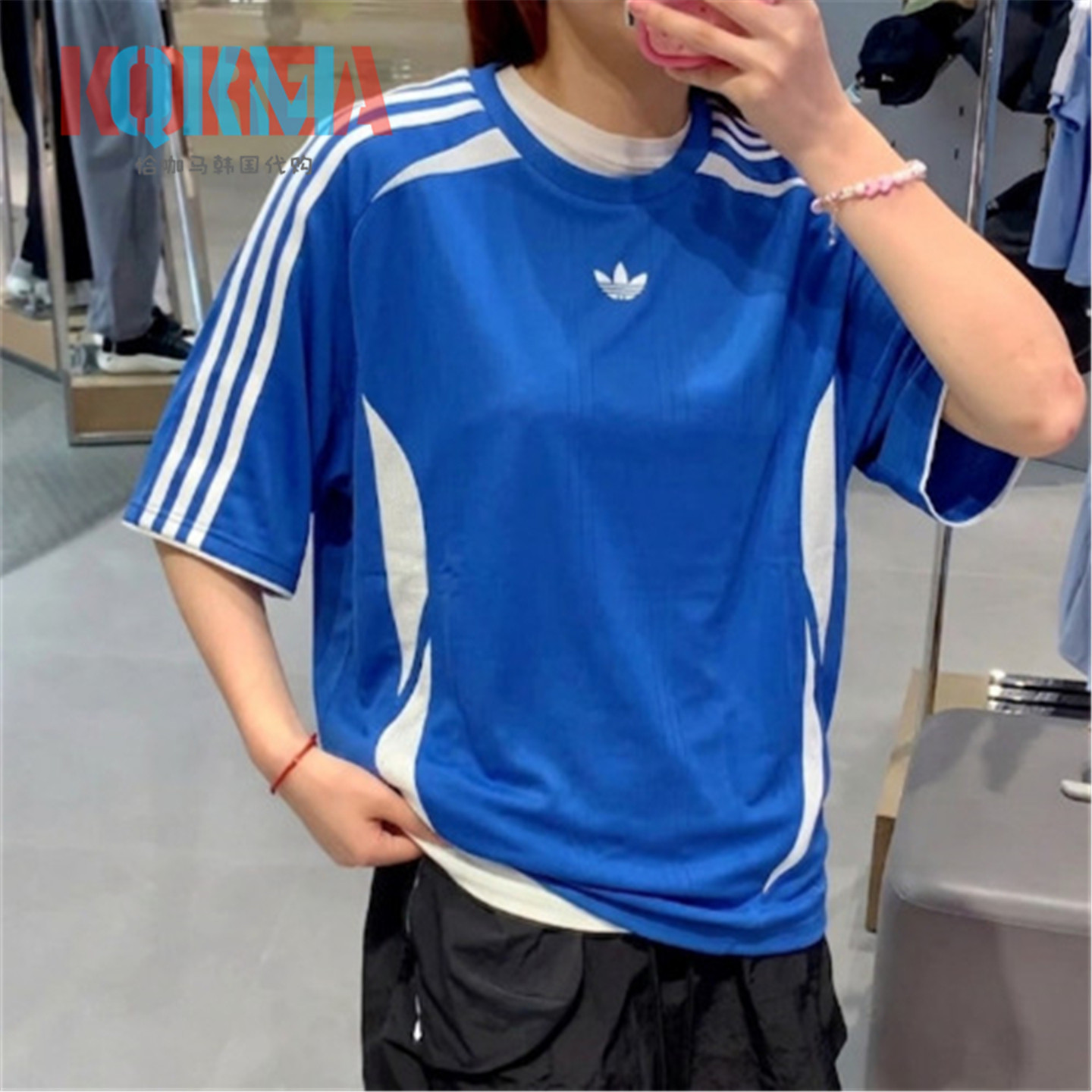 Adidas男女复古休闲运动Tee短袖