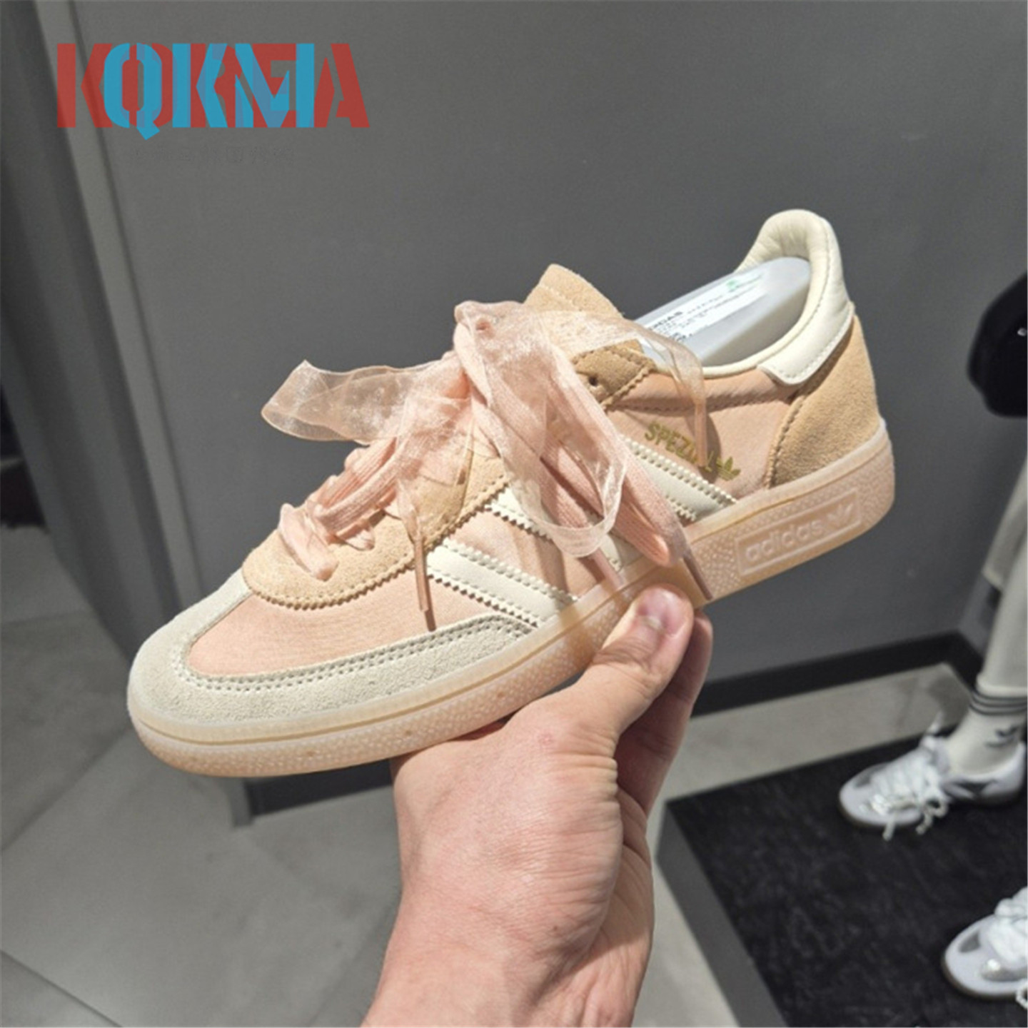 阿迪达斯Adidas三叶草HandBall Spezial丝带复古休闲运动鞋JQ3686