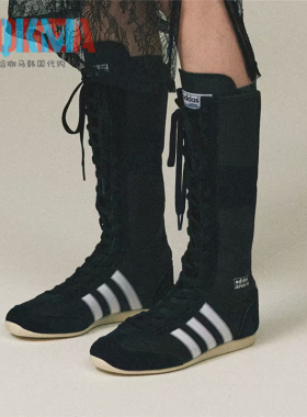 阿迪达斯Adidas三叶草Japan Vh女子高帮Jennie长靴休闲鞋 IH0230