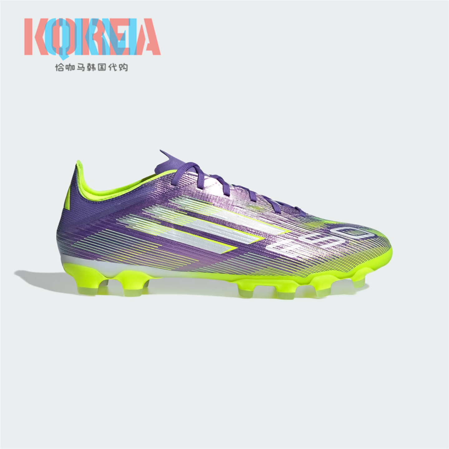 Adidas阿迪达斯F50 Pro MG短钉次顶人造草男子运动足球鞋 JH7678