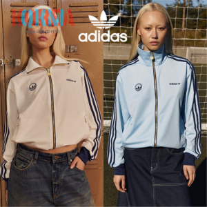 Adidas美式复古休闲运动夹克外套