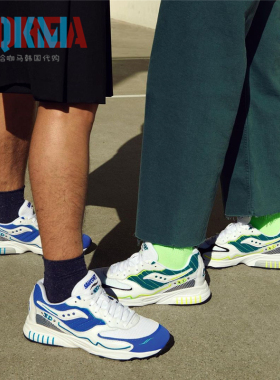 Saucony索康尼3d Grid Hurricane男女复古休闲运动老爹跑鞋S70646