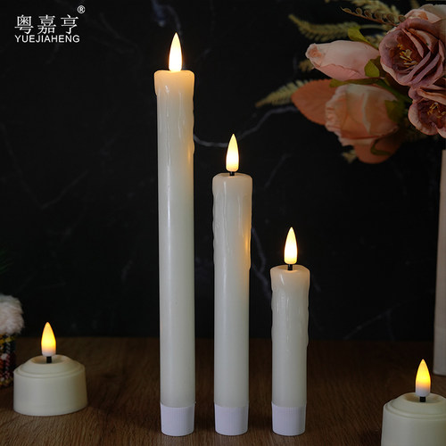 遥控长杆LED仿真蜡烛灯婚庆派对
