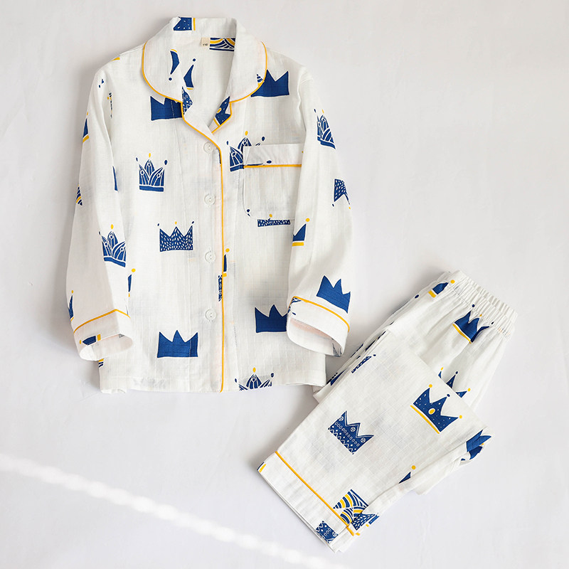 春夏全棉纱布男童儿童睡衣长袖套装男孩春秋卡通纯棉中大童家居服,童装/婴儿装/亲子装,家居服套装,淘宝优惠券,粉丝福利购,淘宝优惠卷