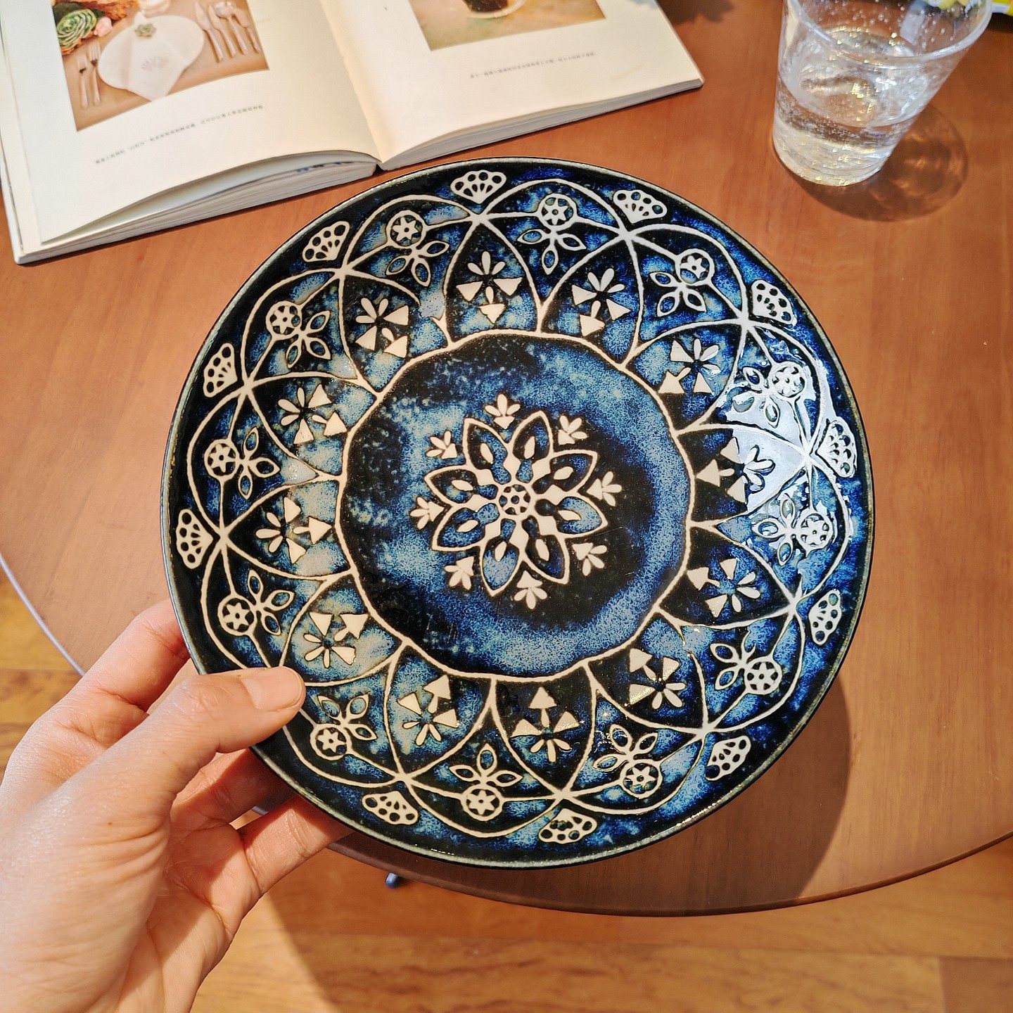 埃兰迪尔异域风情陶瓷餐具窑变深盘餐厅西餐盘意面盘家用炒菜盘子,餐饮具,盘,淘宝优惠券,粉丝福利购,淘宝优惠卷