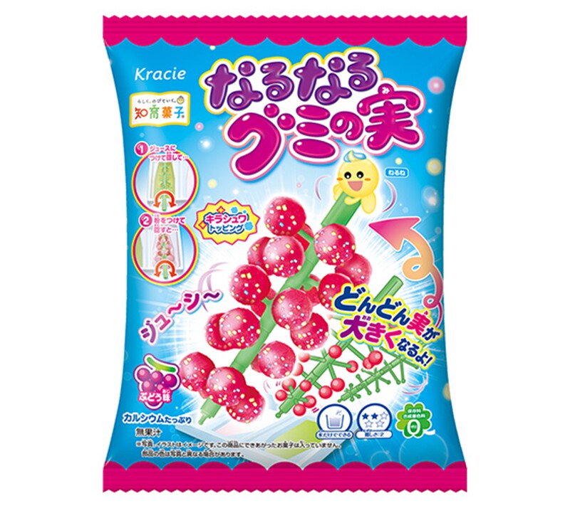 小玲玩具益趣园日本食玩食玩达人可食葡萄糖果树转转树曰本食完