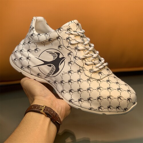 秋冬季英伦风真皮老爹鞋男