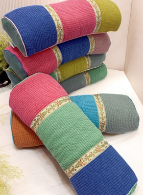 pe软管枕头女生睡觉舒适防螨抗菌护颈椎助睡眠整头颈枕纯棉枕套厚