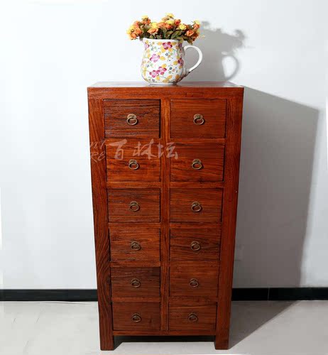 老榆木斗柜抽屉柜子可定制家具