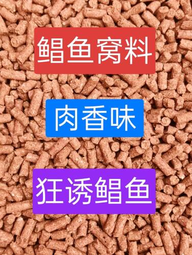 鲳鱼窝料肉香味颗粒饵料黑坑钓红鲳白昌金鲳鱼食钓鱼叉尾打窝500g