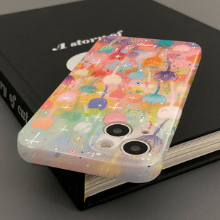 HERHER ◆ 彩色郁金香满屏英文 ◆ Mobile Case