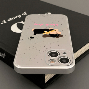 HERHER ◆ 泼墨波点围脖修勾英文 ◆ Mobile Case