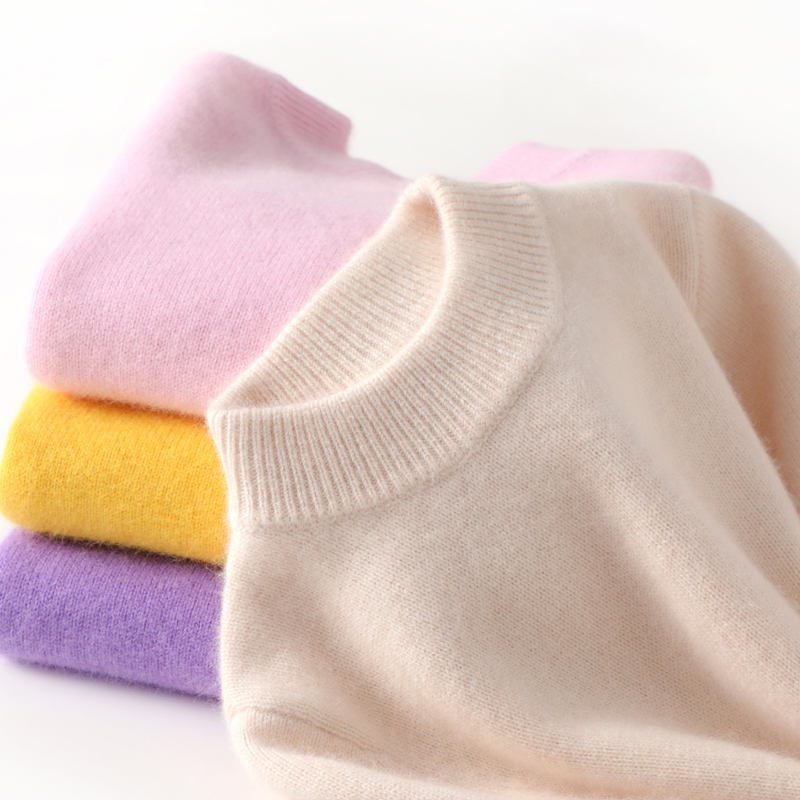 2025新款儿童羊绒衫男童女童半高加厚中大童女孩学生毛衣宝宝毛衫