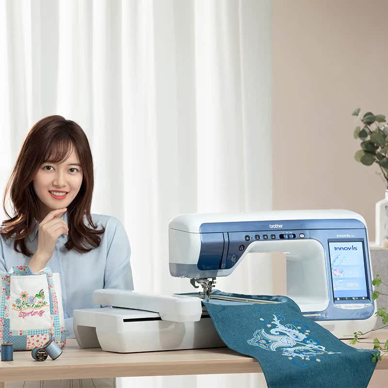 【Brother旗舰店】兄弟牌V5LE电脑全自动缝纫绣花一体机刺绣绣字