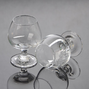 洋酒杯苹果杯白兰地杯160ml水晶玻璃KTV酒吧威士忌杯XO矮脚