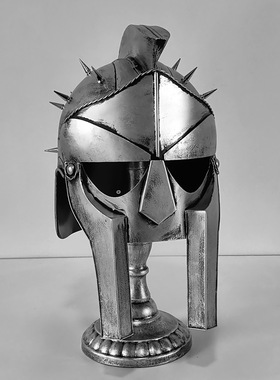 古罗马铠甲头盔面具铁艺装饰品