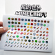 我 世界周边MC游戏贴纸Minecraft像素贴手帐装 饰DIY贴画迷你图标