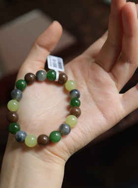 天然和田玉10mm圆珠手串百搭