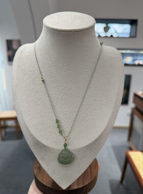 一念•设计「听溪」国风新中式和田玉项链绳（不含挂坠）