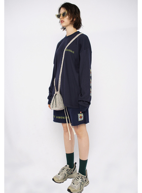 MONBLACK 基础多色宽松抽绳休闲短裤