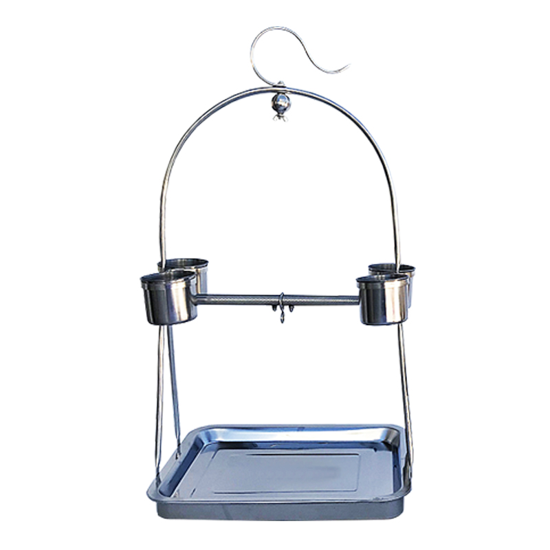 不锈钢宠物鸟鹦鹉站架