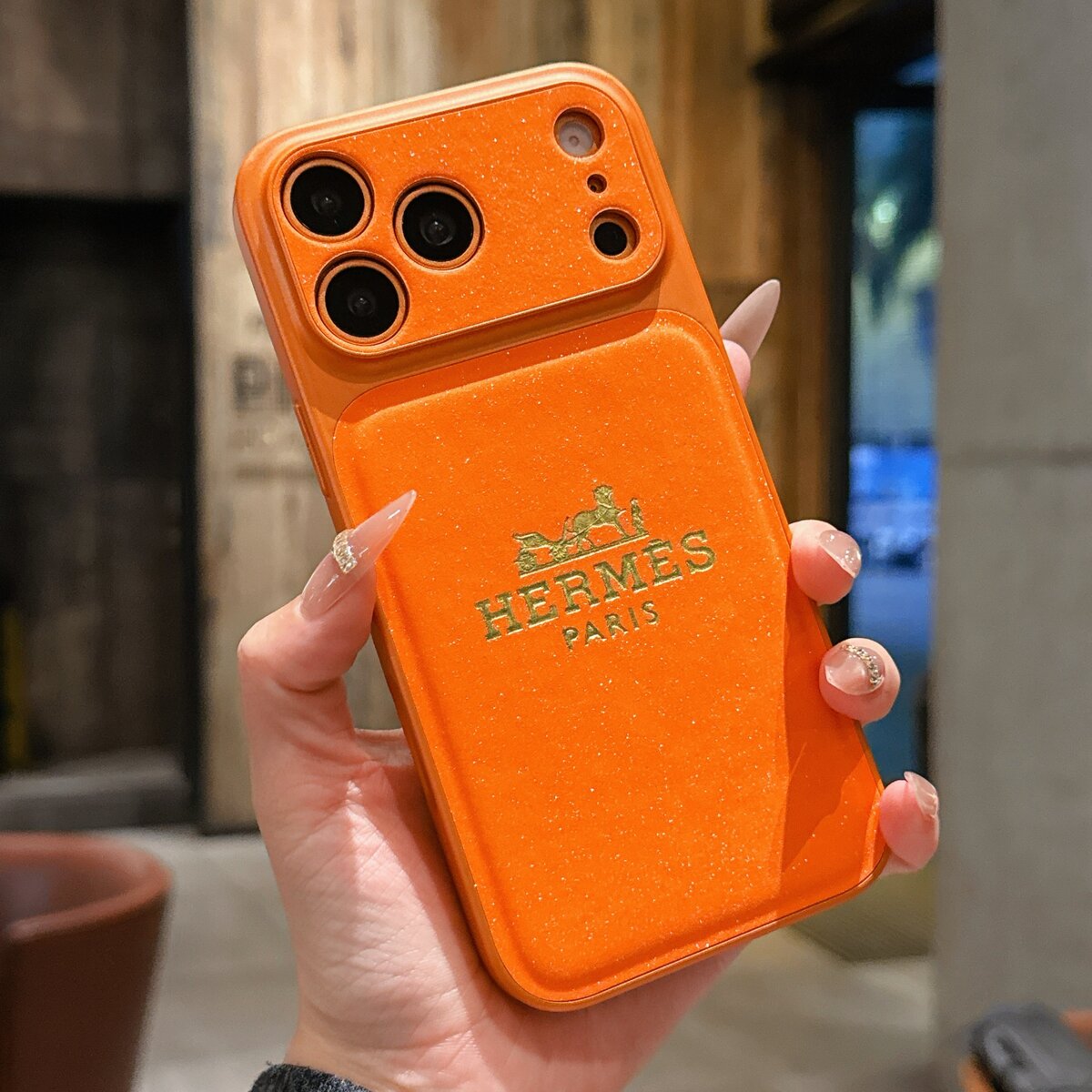 荔枝纹17pro适用16pro苹果14promax手机壳新款iphone13高档15高级感防摔17全包简约保护套高端男女情侣硬壳