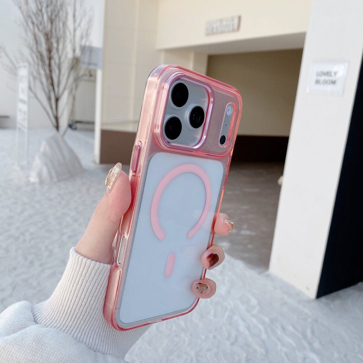 简约Magsafe磁吸新款适用苹果17Promax透明手机壳iPhone14Pro13pm防摔ip12男女高级保护套11外壳16plus/15pro